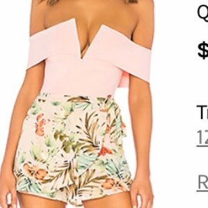 Superdown blush bodysuit